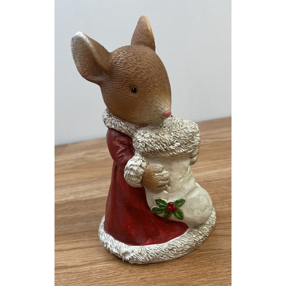 Cracker Barrel Exclusive Mouse Figurine Christmas 7.5"‎ x 4" NEW